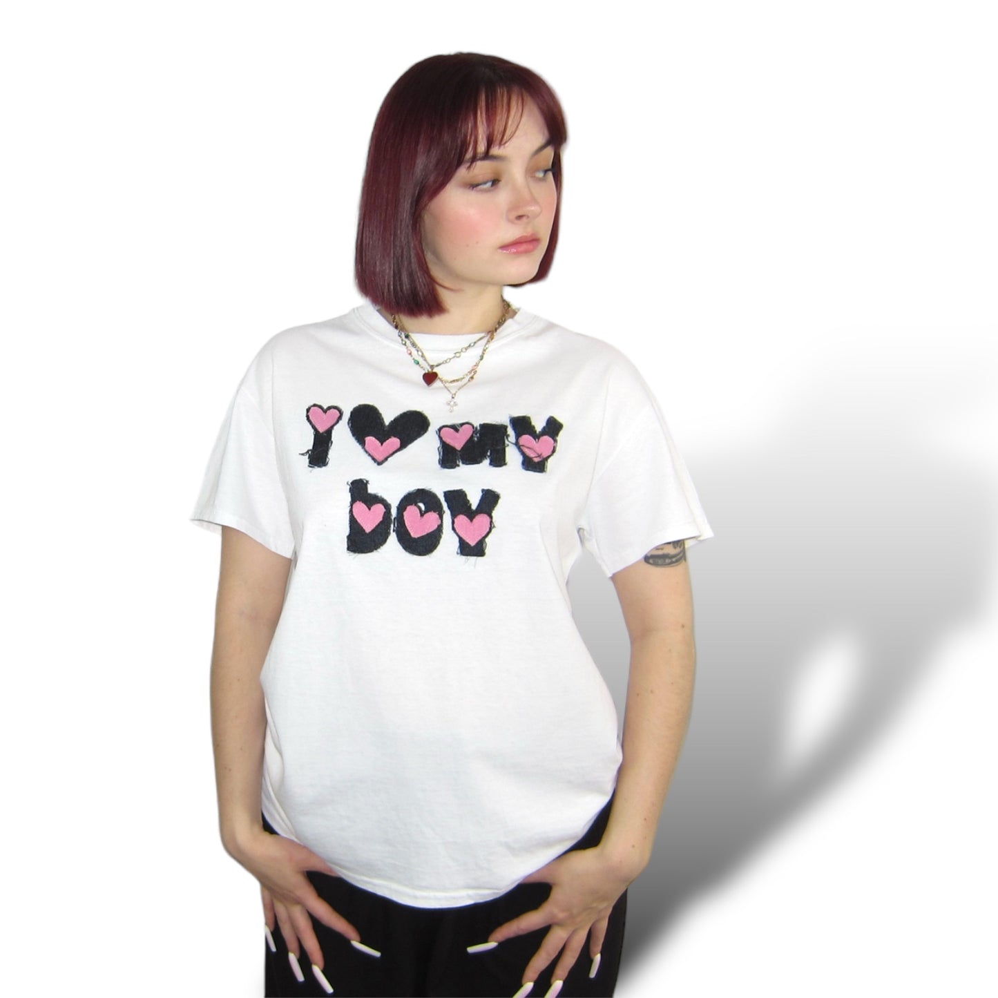 Tee-shirt « I <3 my boy »