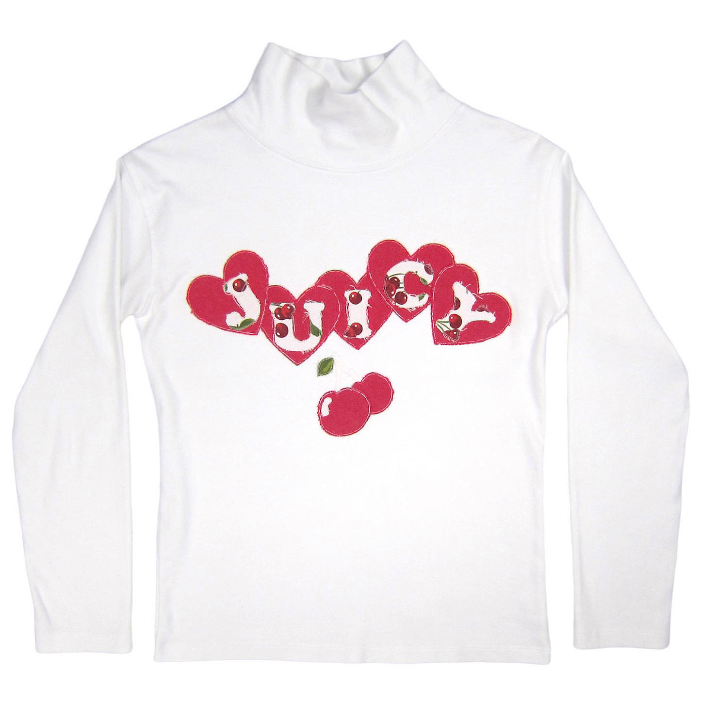 Tee-shirt "JUICY" imprimé cerises