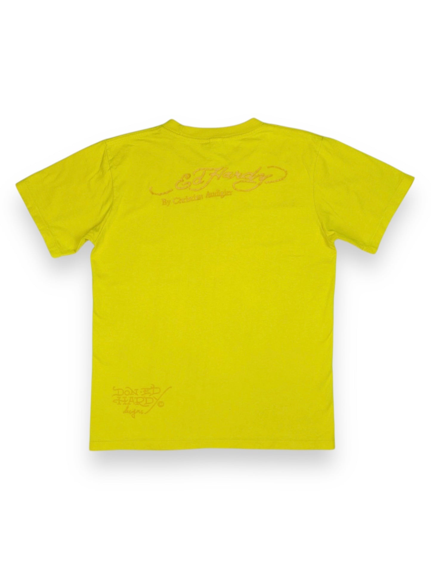 Tee-shirt jaune « Ed hardy » vintage